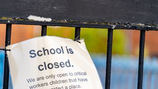 school is closed sign