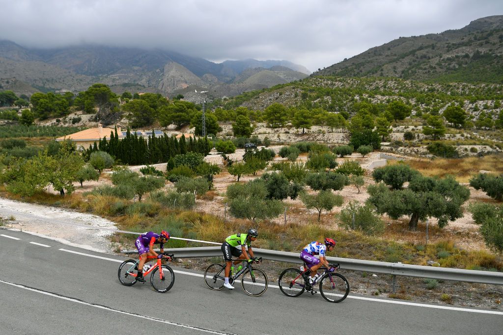 The break during stage 3 of the Vuelta a Espana