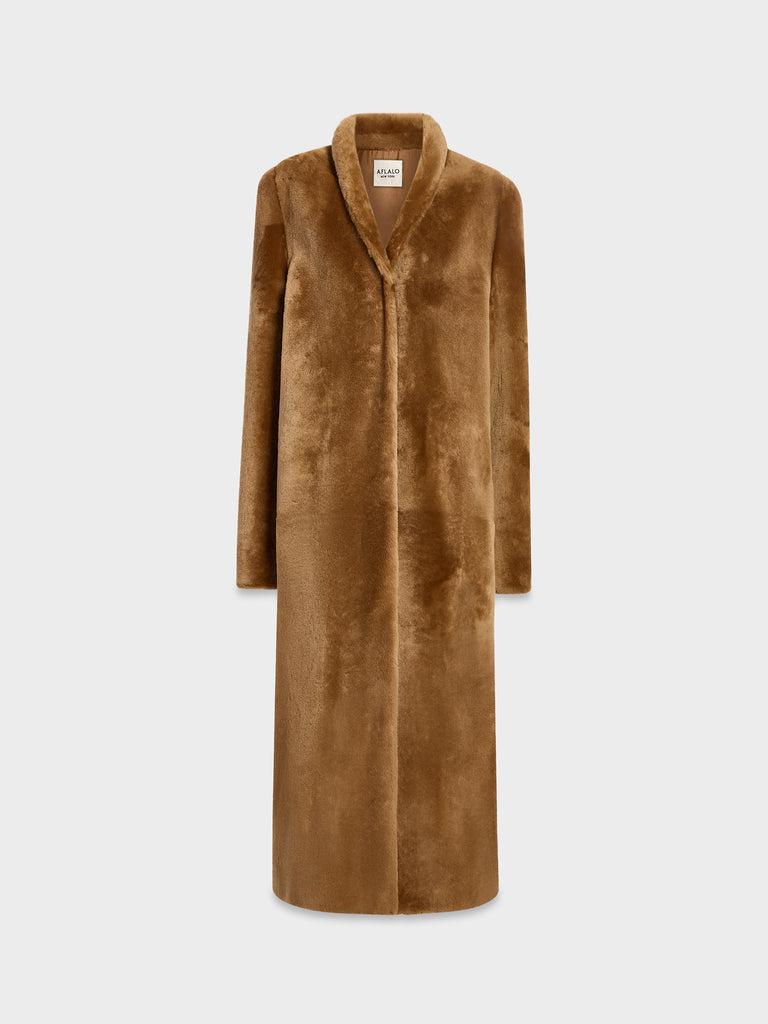 Maurelle Coat in Shearling