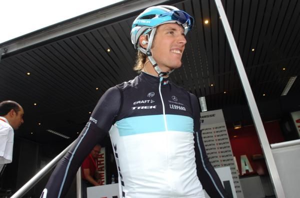Andy Schleck (Leopard Trek) at the start of stage 4