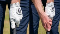 perfect golf grip: Golf Monthly Top 50 Coach Kristian Baker demonstrates the perfect golf grip