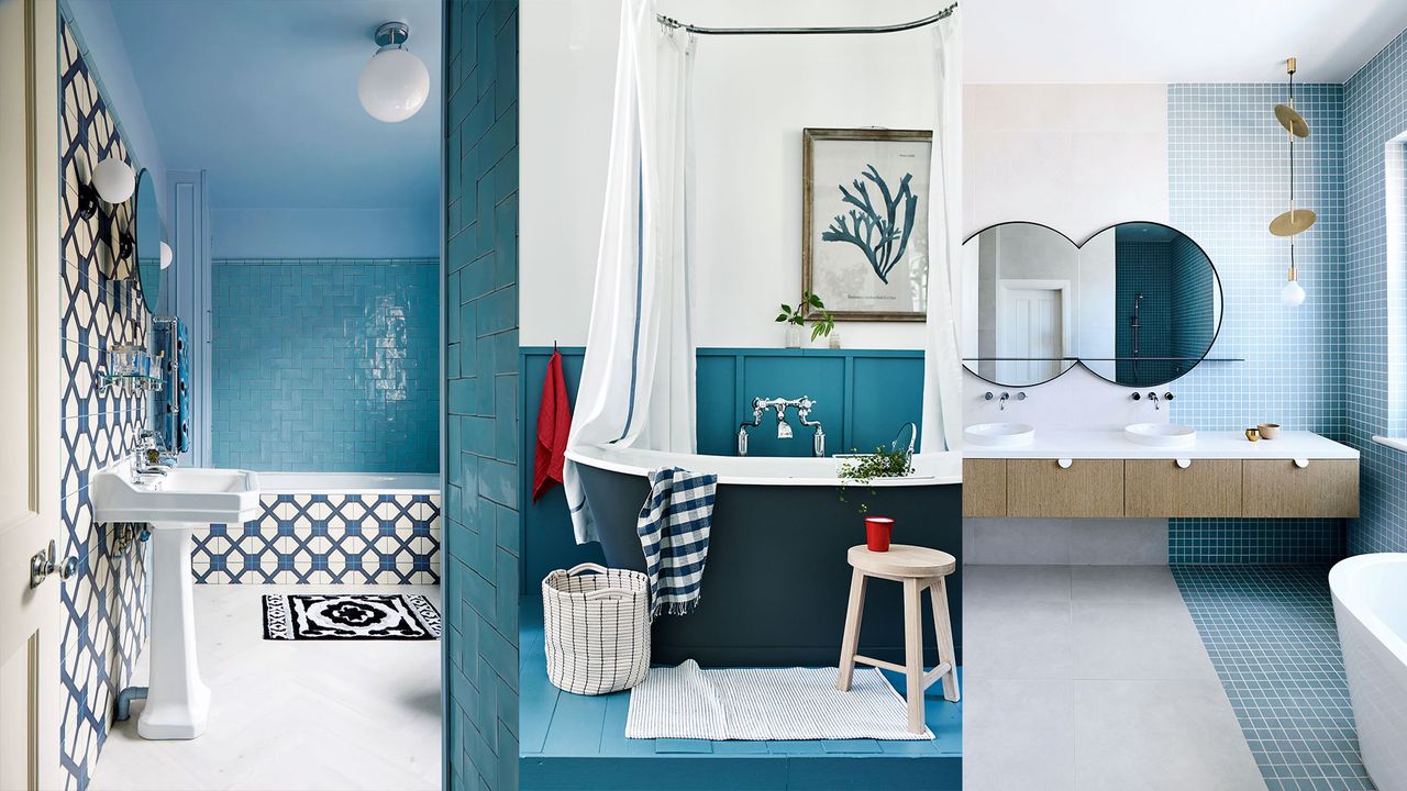 Blue and white bathroom ideas