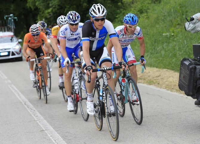 Maarten Tjallingii (Blanco) leads the escape on Stage 7 at the 2013 Giro