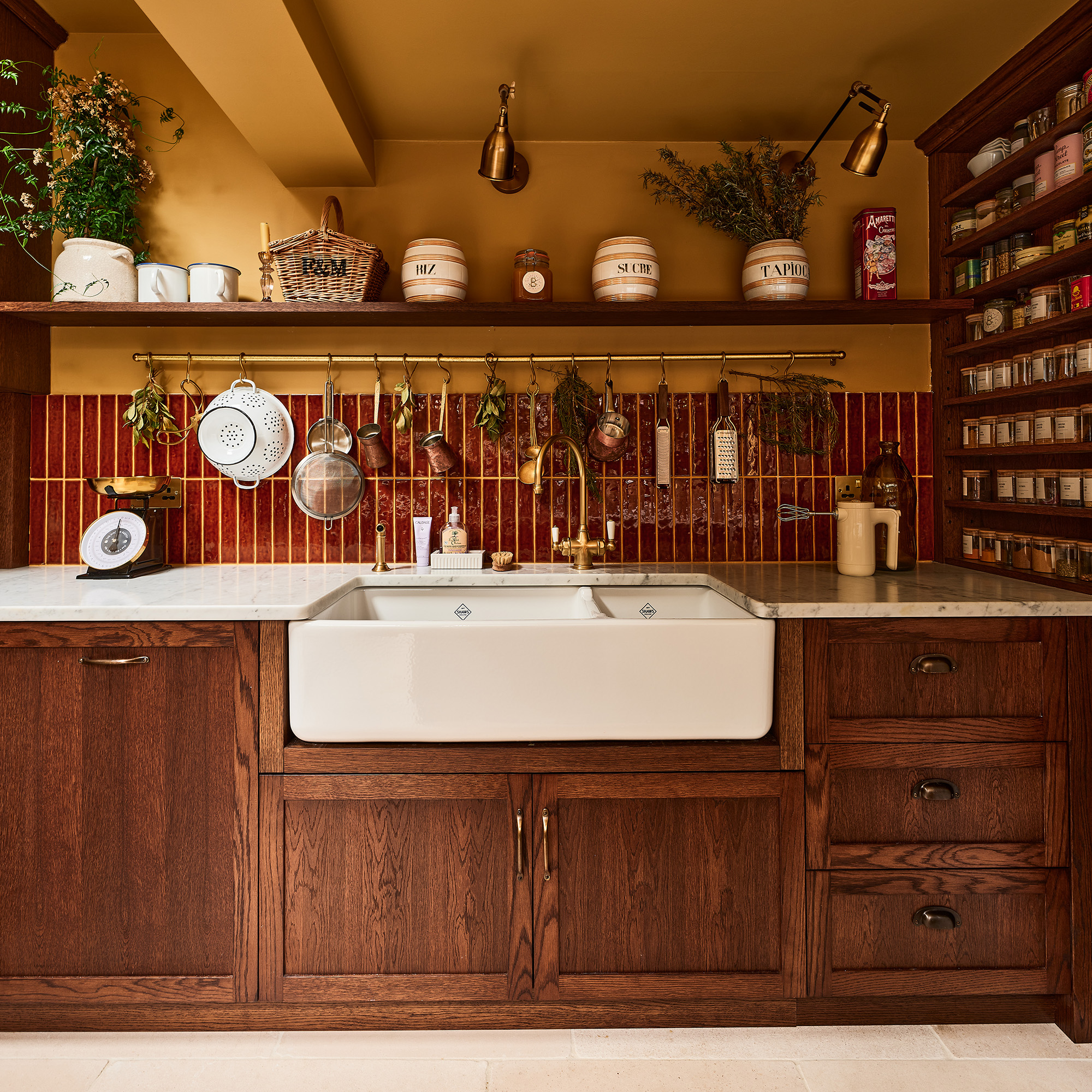 Ca' Pietra cola tiles in kitchen