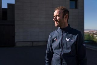 Alejandro Valverde shows off Movistar's new Le Coq Sportif clothing