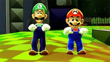 Mario and Luigi Gif.