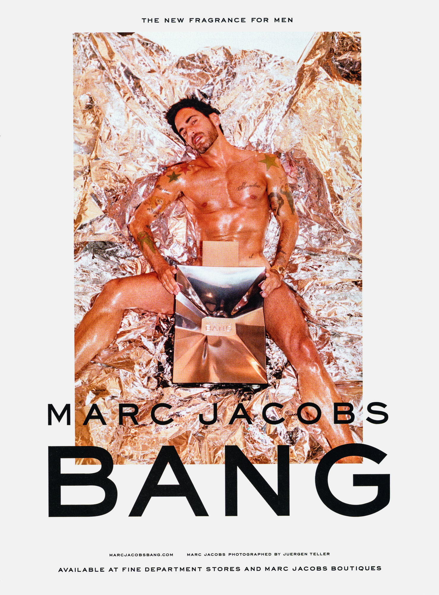Marc Jacobs Bang perfume advert