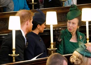 Princess Anne reportedly convinced the King to evict Harry and Meghan