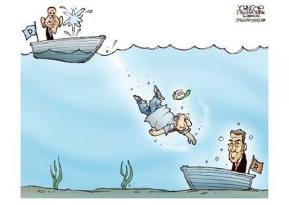 Dems' sunk support