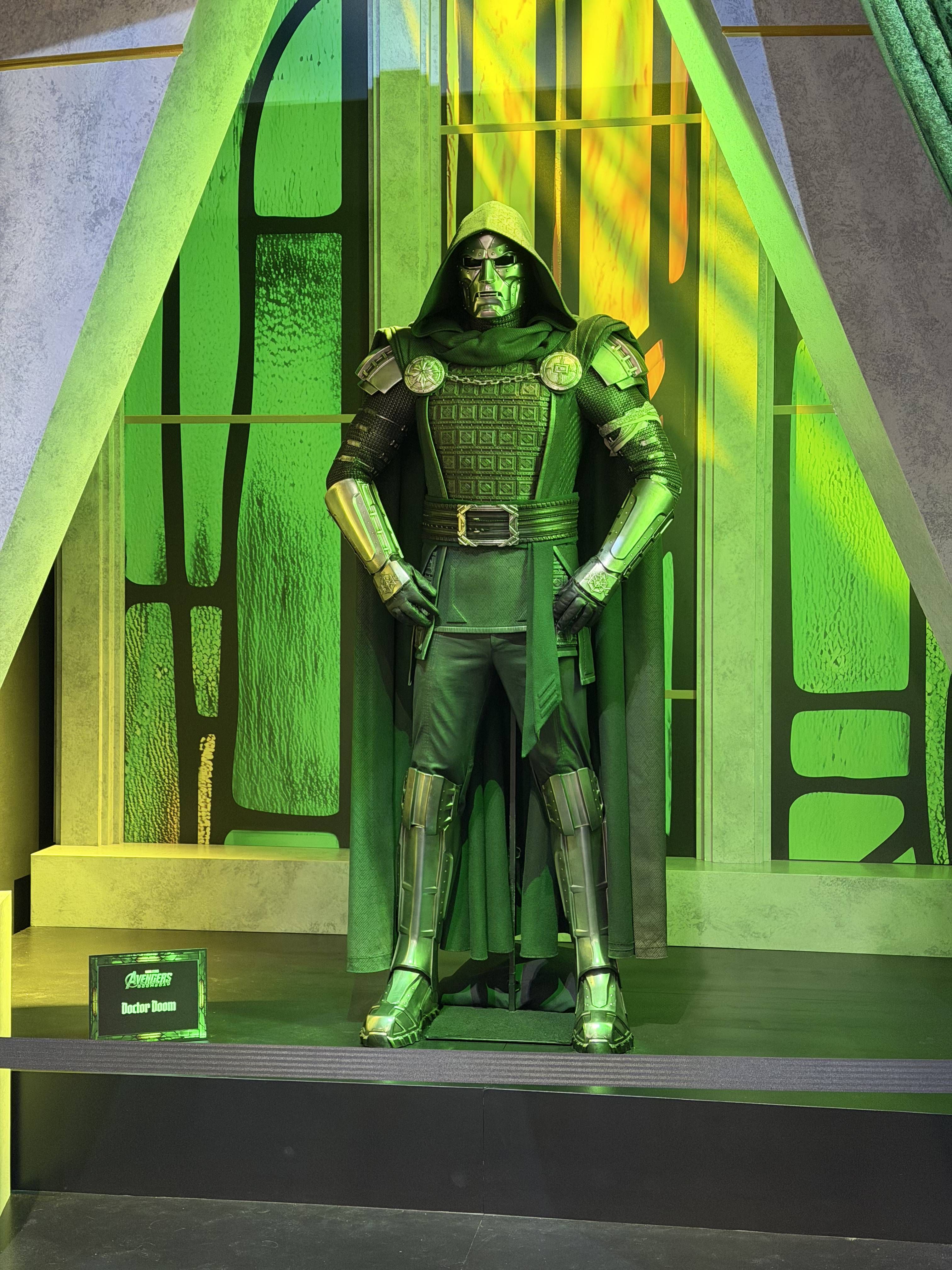 Doctor Doom costume on display at SDCC 2026