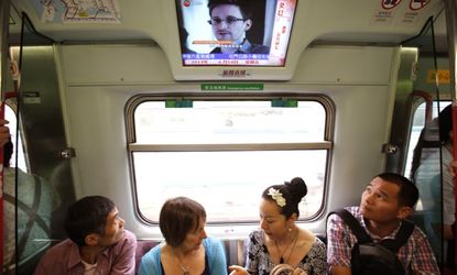 News and discussion of Edward Snowden is near impossible to avoid in Hong Kong.