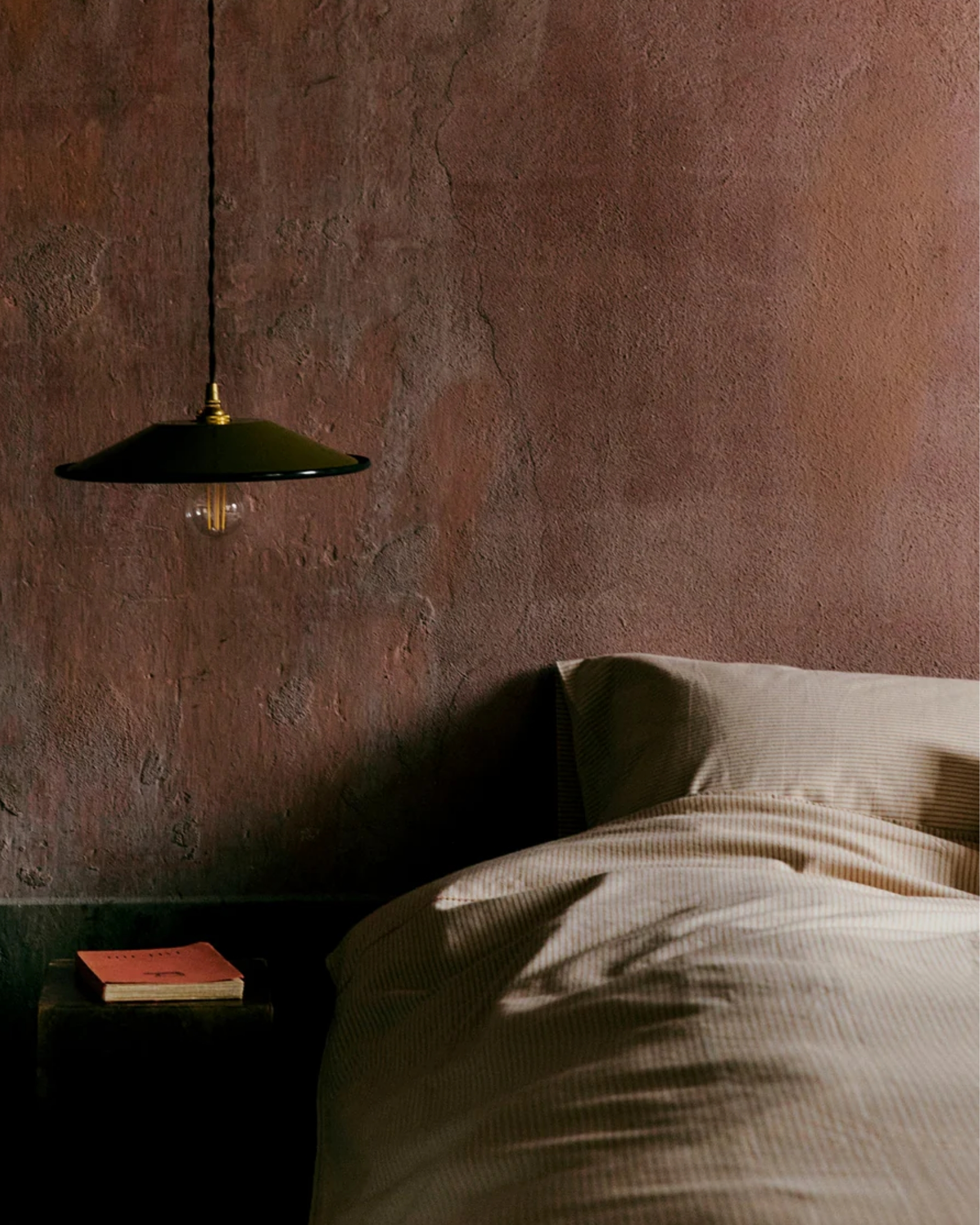 TOAST, Enamel Pendant Lamp Shade | Olive