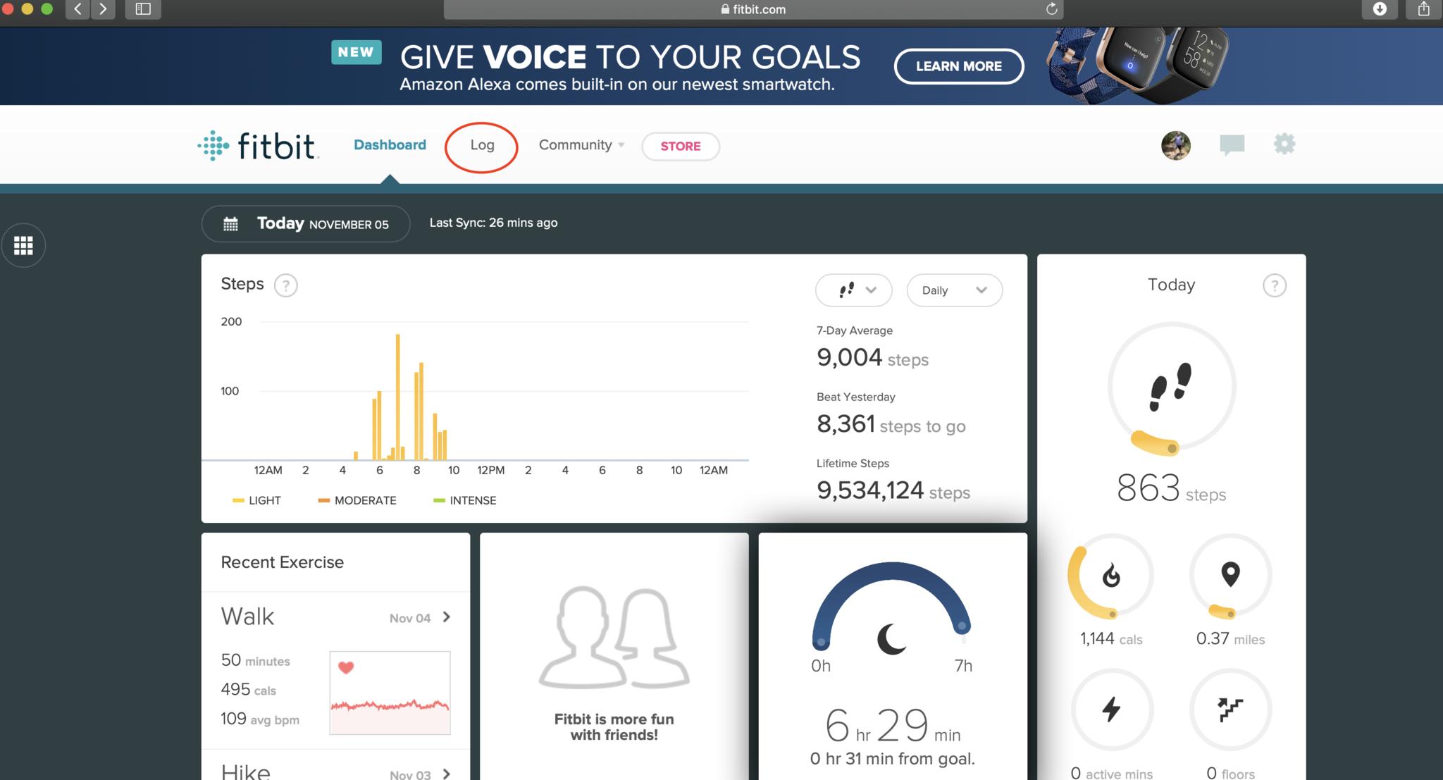 Fitbit web export GPS 1