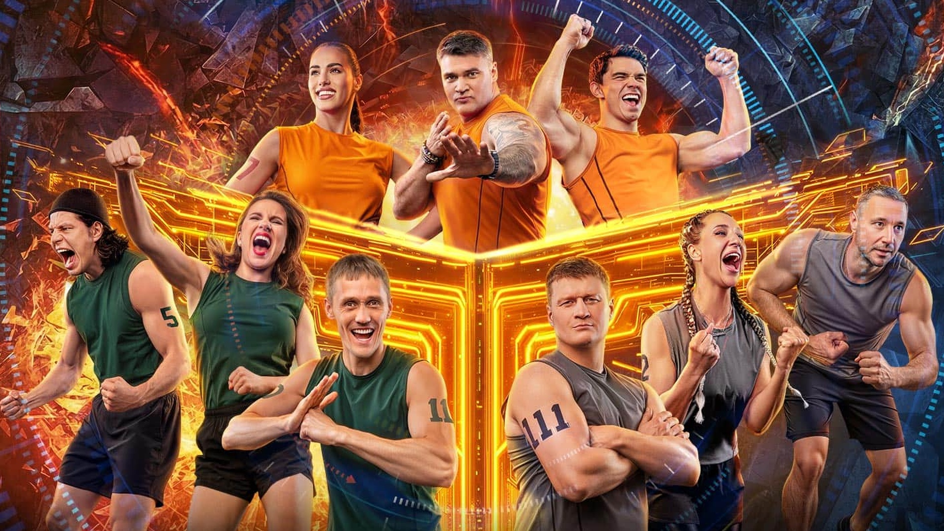 A composite promotional image for Titans