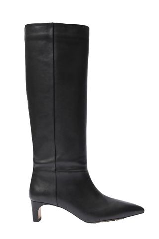 Pointed-Toe Knee-High Boots