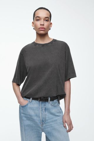 Oversized Garment-Dyed T-Shirt