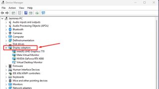 Windows 11 screenshot showing the Device Manager