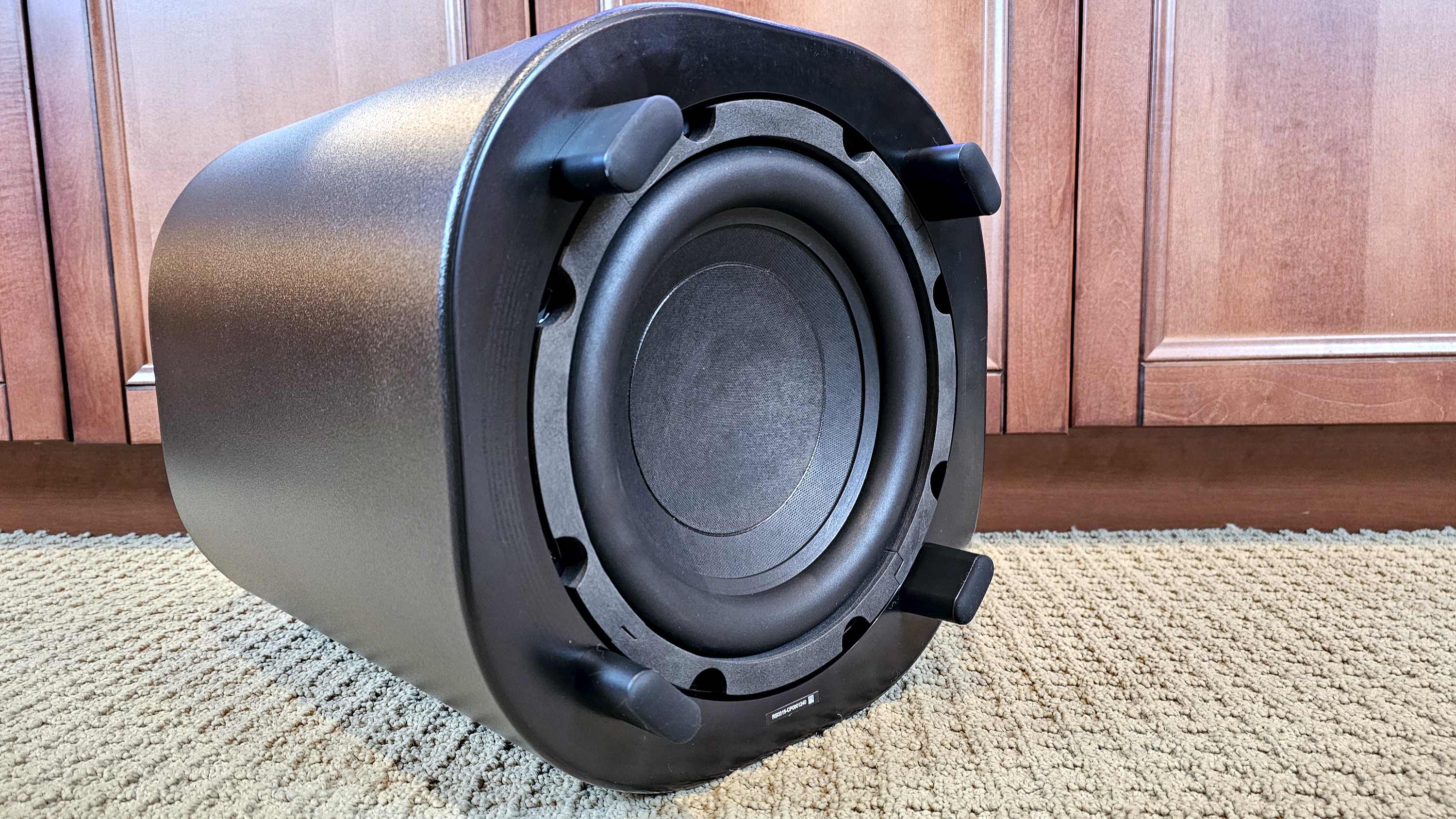 JBL Bar 1000MK2 subwoofer on floor