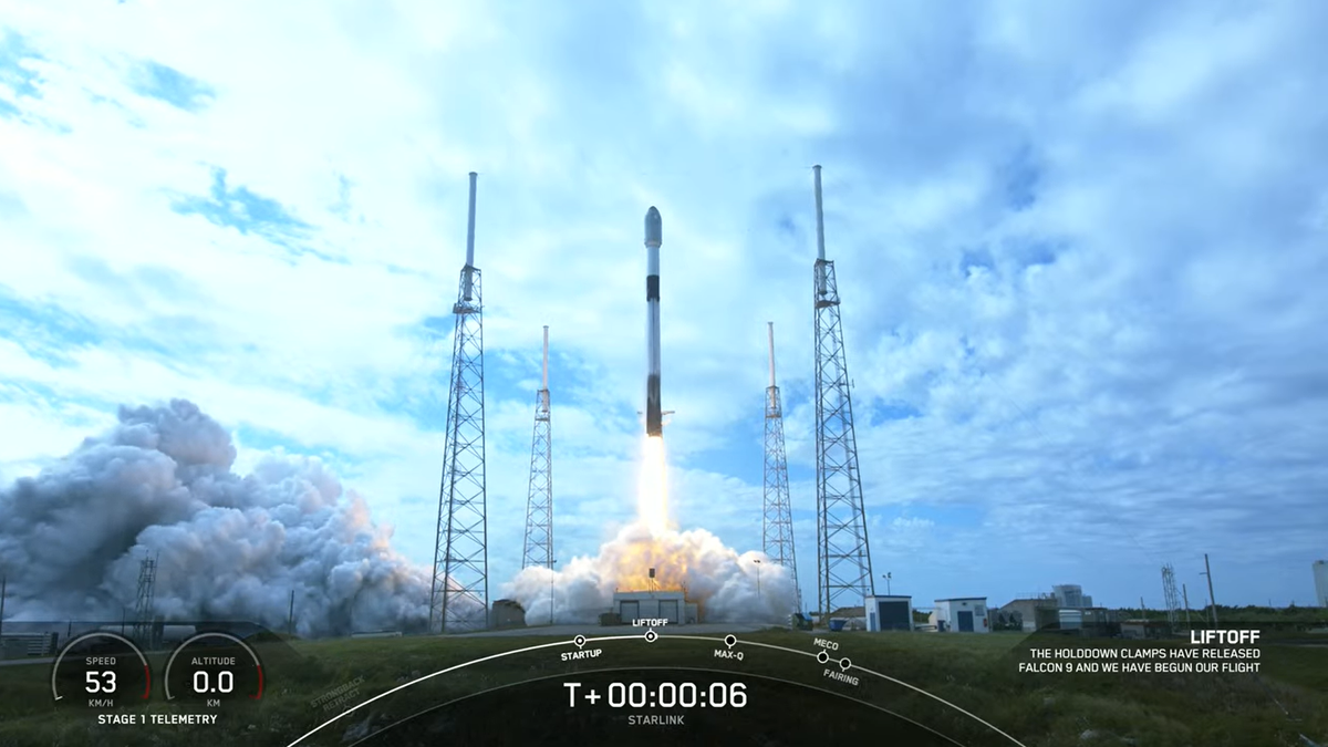 SpaceX launches 54 Starlink satellites in 100th Florida mission Space