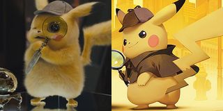 Detective Pikachu in the movie and in the game