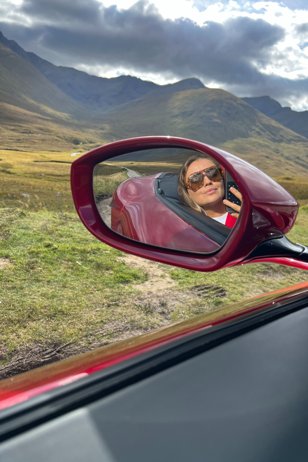 Lauren Cunningham Ferrari Roma Spider