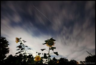 Photographer Jeff Berkes caught the International Space Station over West Chester, Pennsylvania, on August 13, 2011.