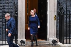 Liz Truss, UK prime minister, departs 10 Downing Street