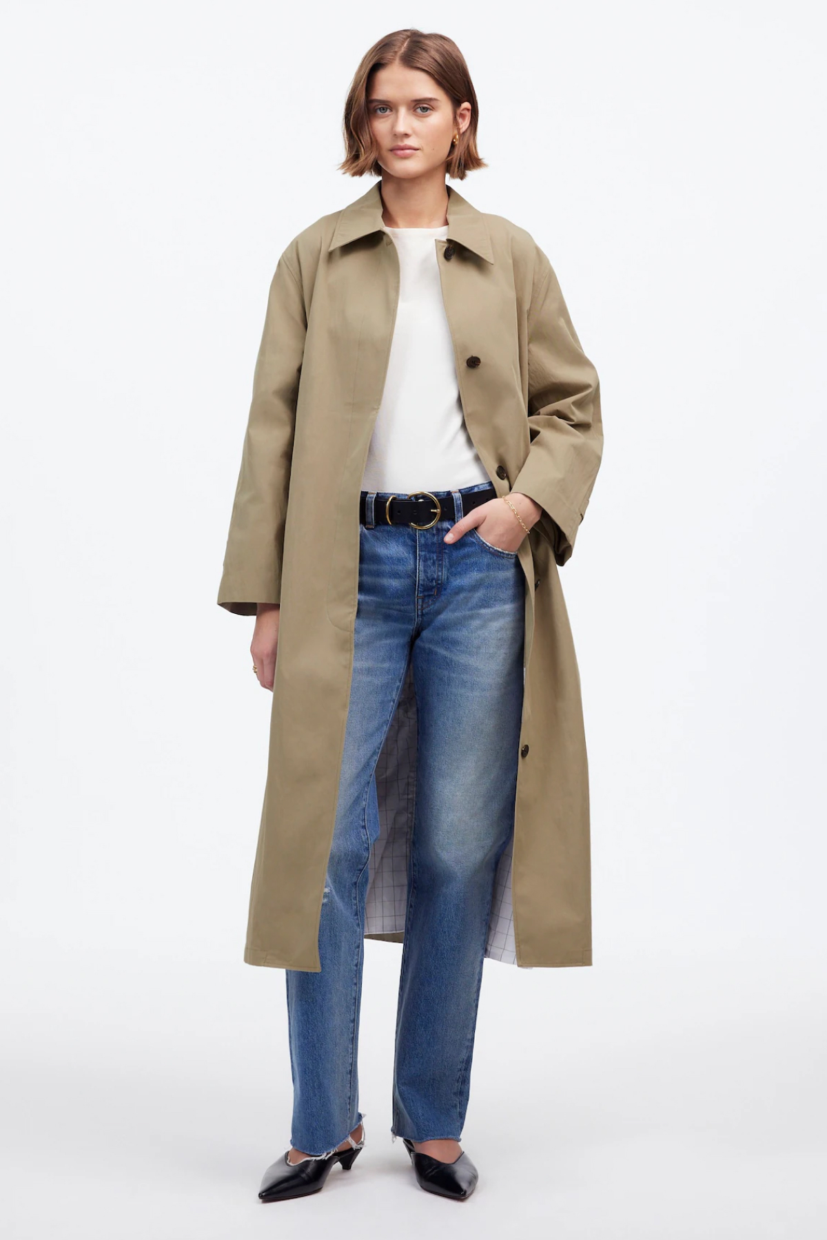 Madewell, Single-Breasted Trench Coat
