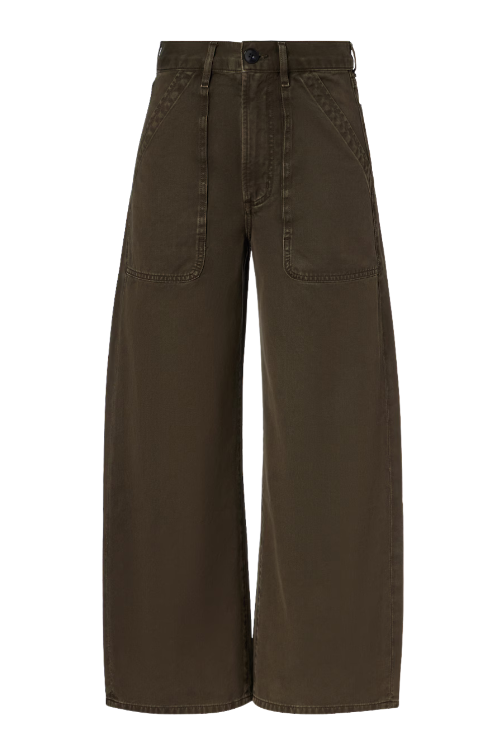Ayla Cargo High-Rise Wide-Leg Jeans