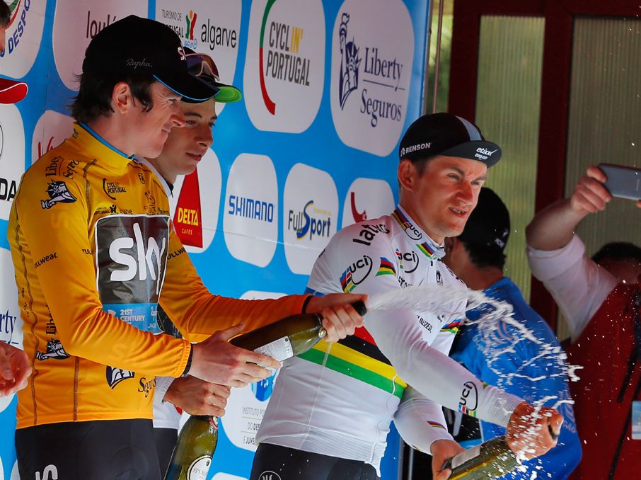 The 2015 podium at the Volta ao Algarve