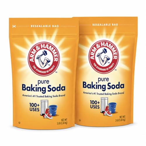 Arm &amp;amp; Hammer Baking Soda, 3lb Powder Bag, Pure Baking Soda for Baking, Cooking, Cleaning - Grocery
