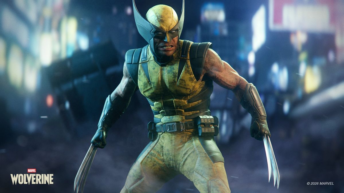 Logan stands in the streets of Japan in Marvel's Wolverine for PS5