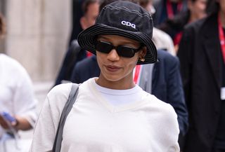 Taylor Russell is seen at the 81st Venice International Film Festival on September 05, 2024 in Venice, Italy.