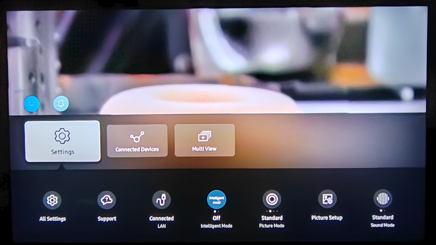 Interfaz de TV inteligente Samsung-Q80B-TV Tizen