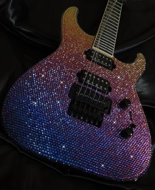 Crystal Skins customized guitars