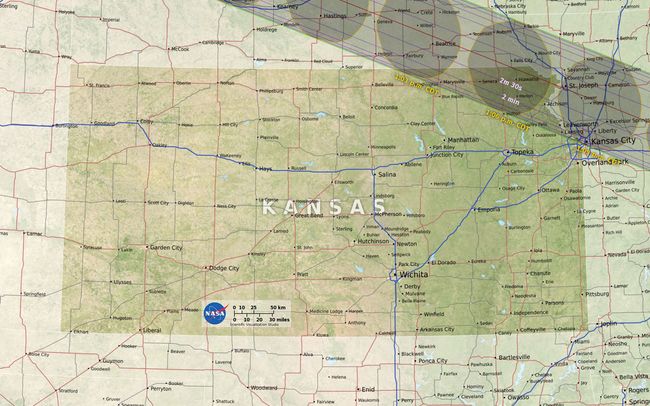 NASA's Total Solar Eclipse Maps (Photos) | Live Science