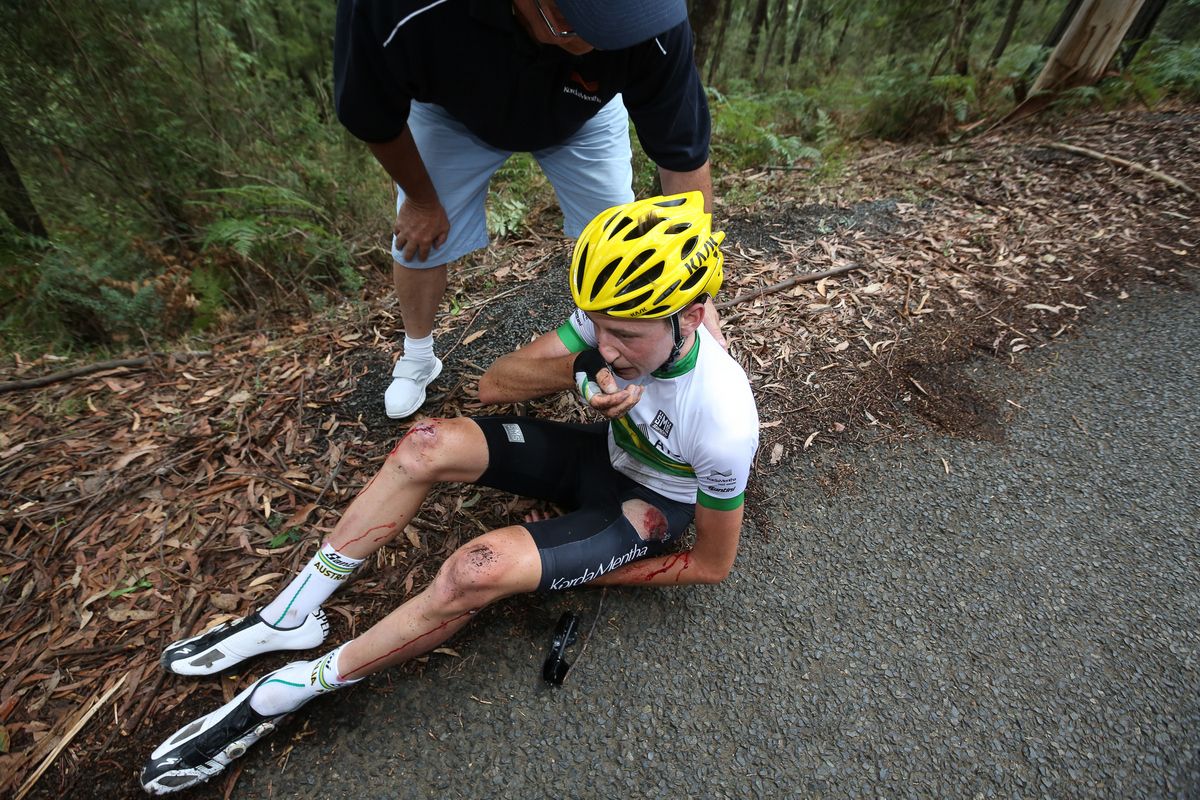 Lucas Hamilton was forced to abandon the race due to his injuries