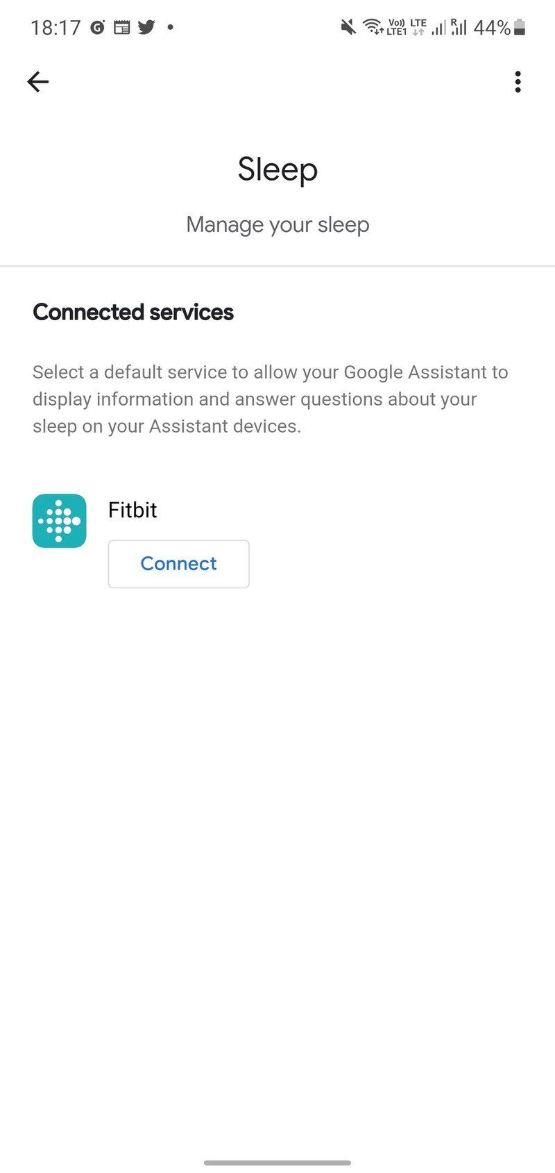 Google Assistant Wellness Section