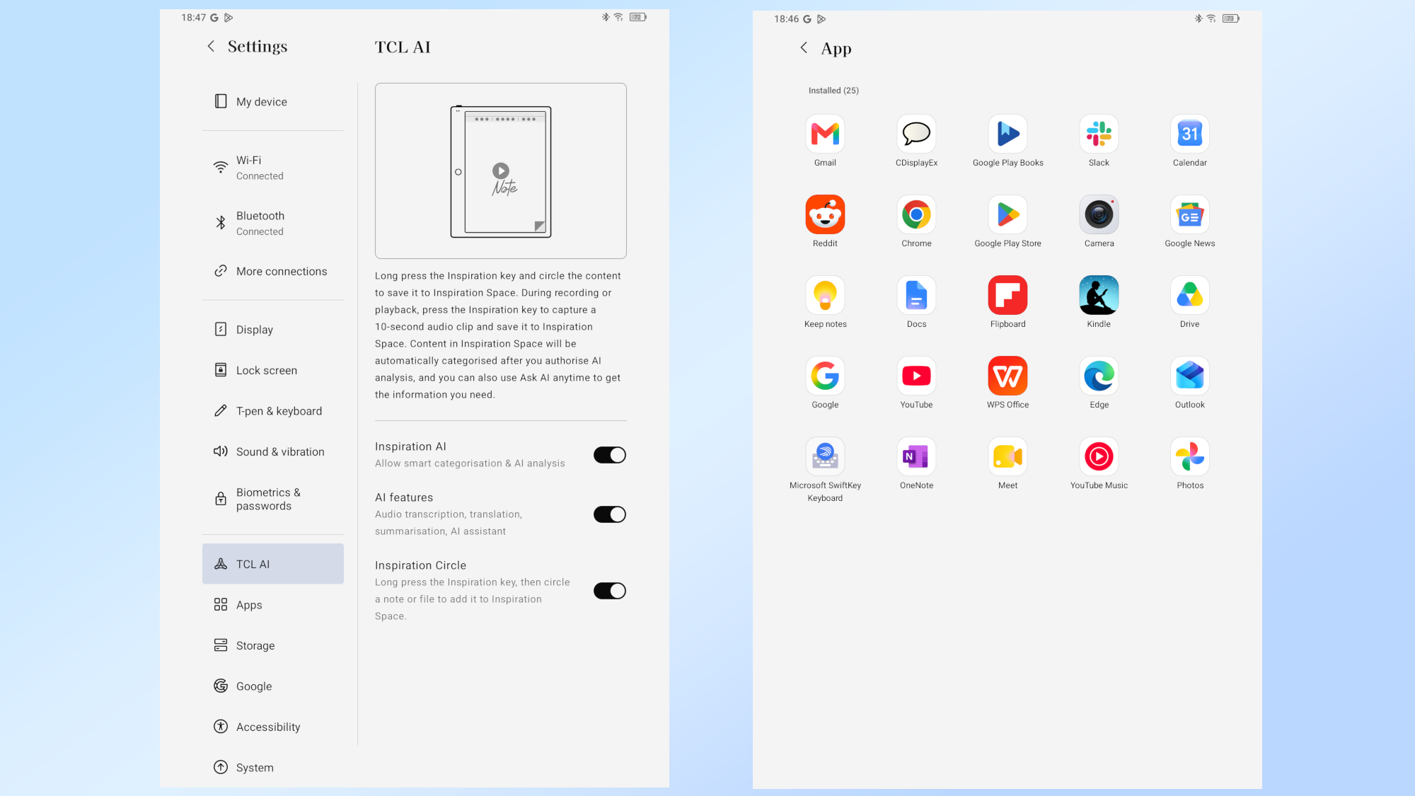 Обзор TCL Note A1: планшет с бумажным экраном для продуктивной работы — иллюстрация 6 к материалу Обзор TCL Note A1: планшет с бумажным экраном для продуктивной работы — иллюстрация 6 к материалу