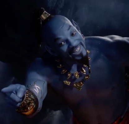 Will Smith as Aladdins Genie.