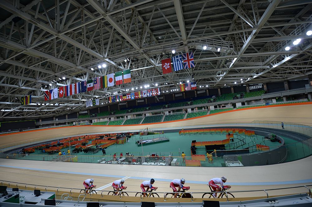 The velodrome in Rio