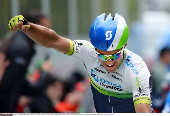 Michael Albasini (Orica-GreenEDGE) wins stage 1 in Romandie