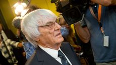 F1 Chief Executive Bernie Ecclestone leaves the court in Munich