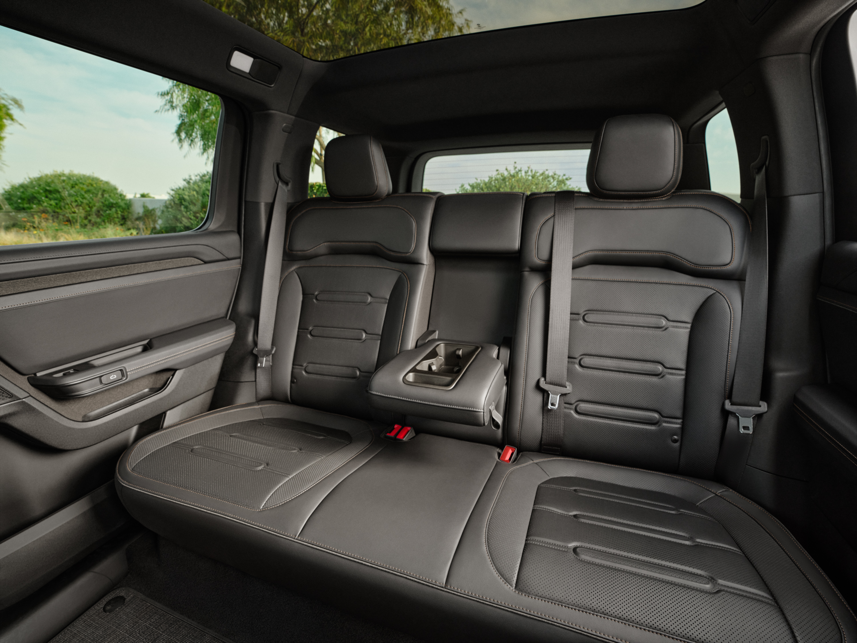 Rivian R2 rear seats