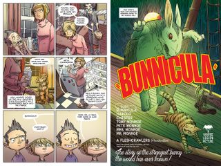 Bunnicula: The Graphic Novel interior art by Stephen Gilpin