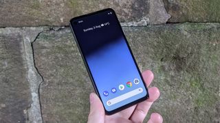 Google Pixel 4a vs OnePlus Nord: Pixel 4a in hand