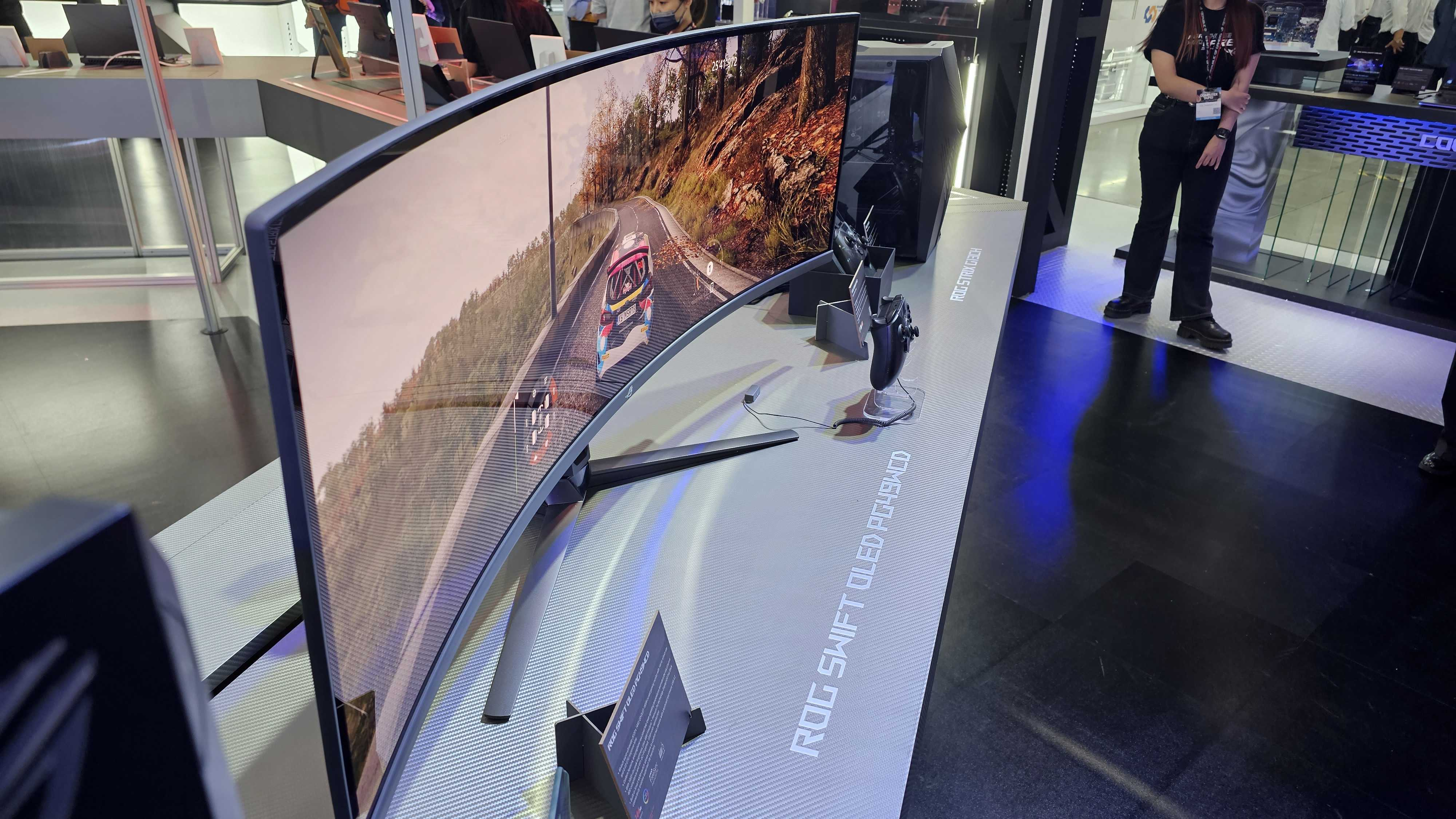 Asus' 49-inch, 5K QD-OLED Gaming Monitor Will Blow Your Mind