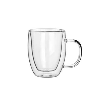 Glass coffee mug