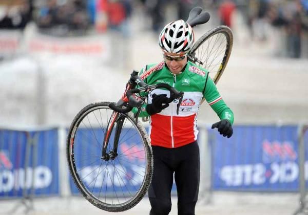 Giovanni Visconti was all smiles at the start and is a good friend of Boonen