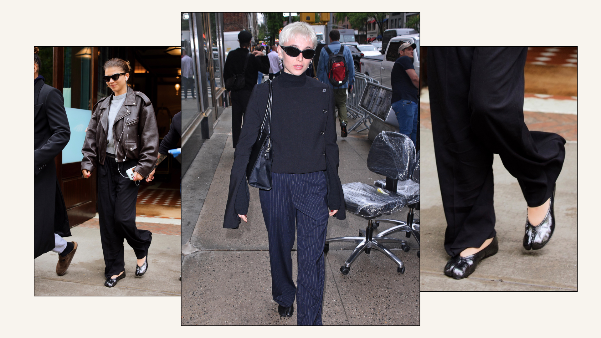Zendaya and Emma Chamberlain wear Tabi flats.